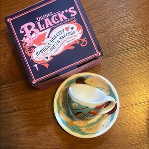 Magic Delivered! Ursula Black's Ceramic Cup and Saucer Set